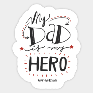 Fathers Day shirt gift all ages Sticker